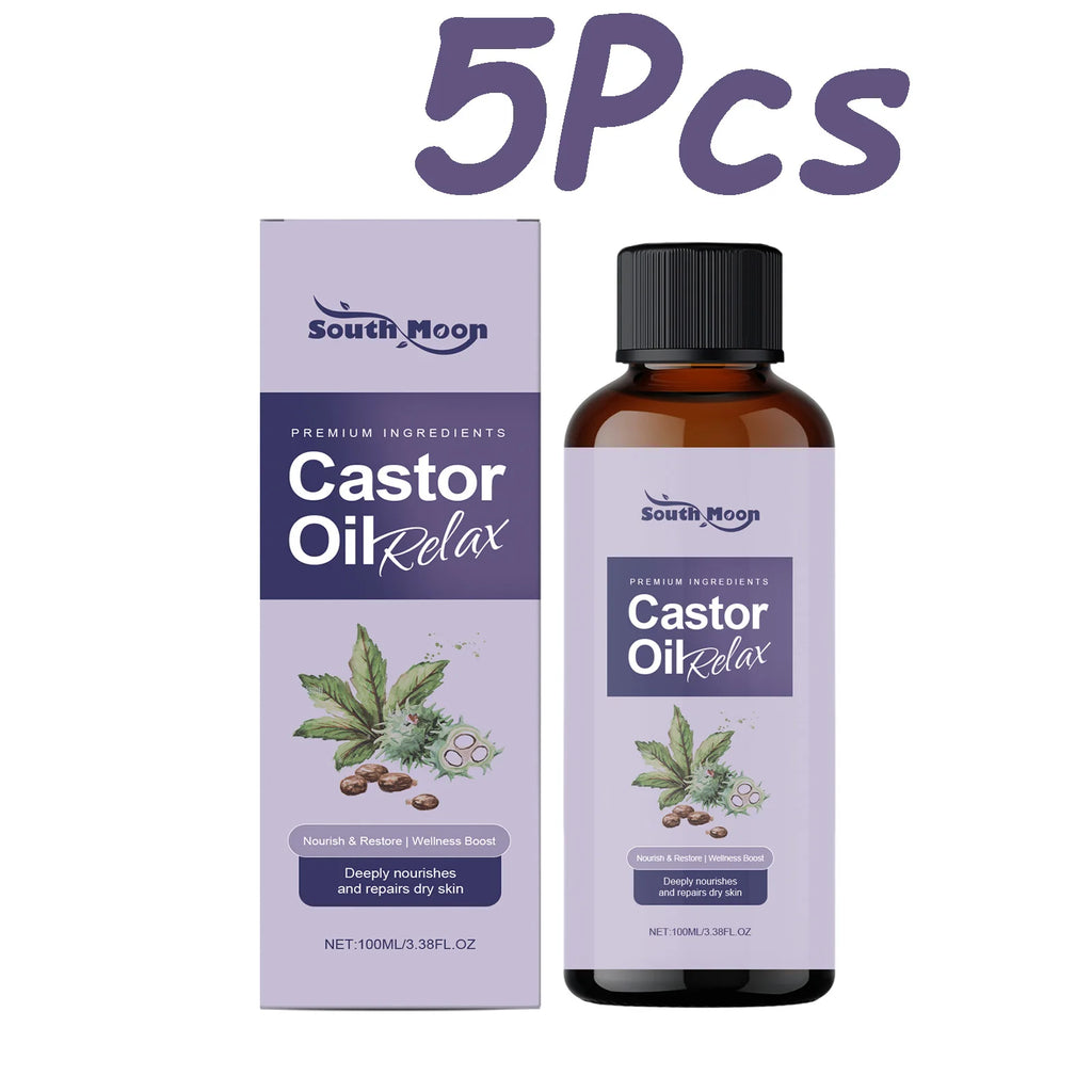 South Moon Castor Body Massage Oil – Nourishing & Firming 100ml Body Massage Oil Oasis Select 5Pcs 100ml