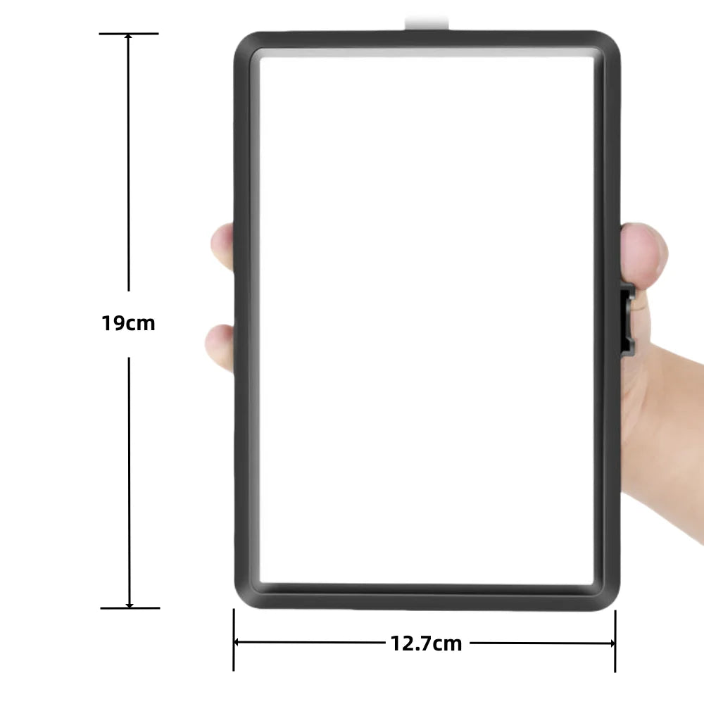 8" RGB LED Video Light Panel 3000–6000K | Live Streaming