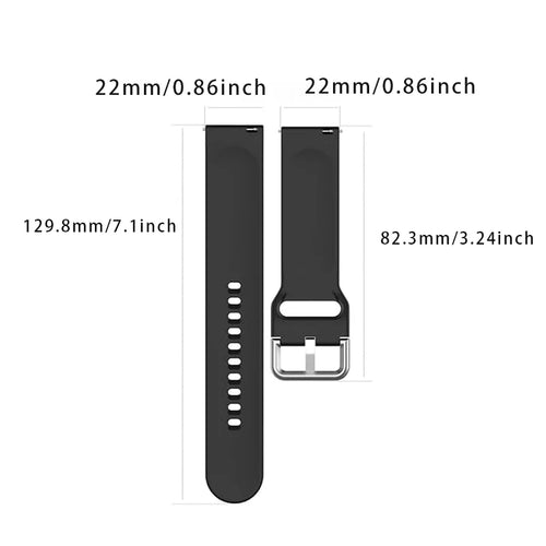 2-in-1 Clear TPU Case & Silicone Strap for Galaxy Fit 3 Smartwatch Case & Strap Oasis Select