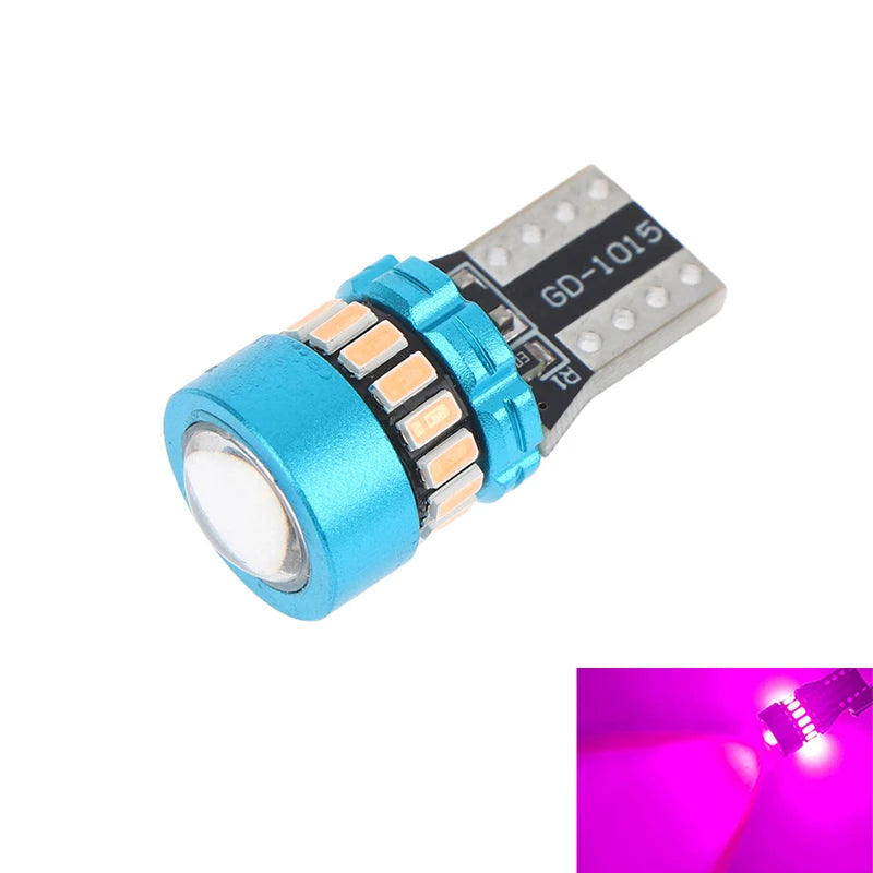 Comprehensive Canbus T10 LED Lighting Solution for Car/Truck Interiors & License Plates Oasis Select A3 Pink