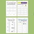 1 Set Fun 64 Page Arithmetic Question Book Addition And Subtraction Exercises Within 10 Picture Column Decomposition Calculation Oasis Select A