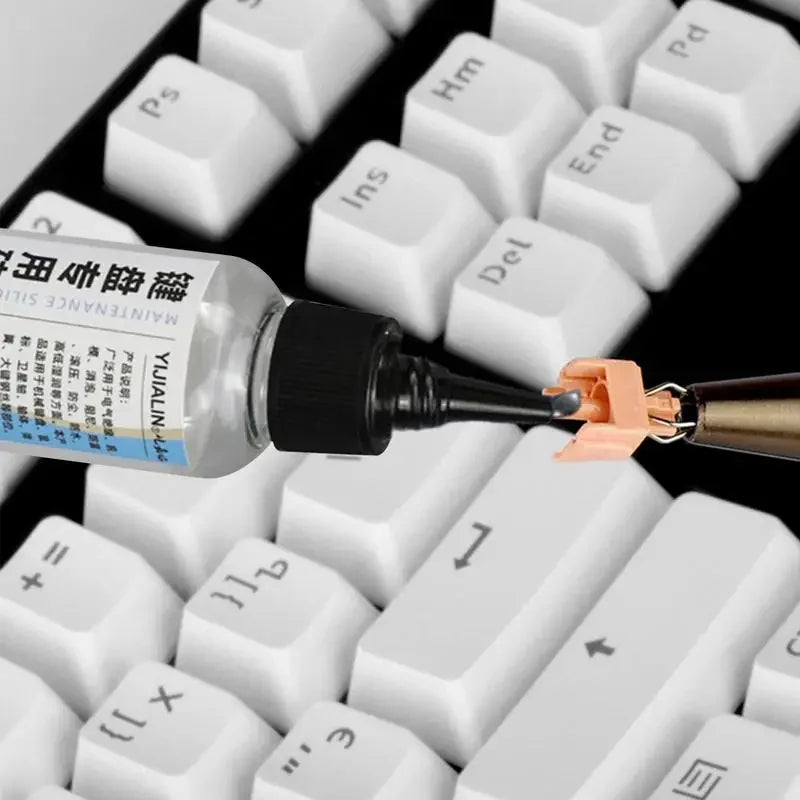 Special Silicone Oil for Mechanical Keyboard Grease Satellite Shaft Opener Spring Shaft Lubricant Kit Dry Film Lubricant Oasis Select