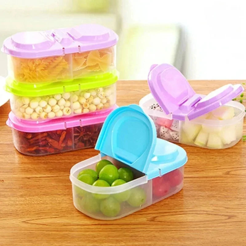 1PC Healthy Plastic Food Container Portable Lunch Box Capacity Camping Picnic Food Fruit Container Storage Box for Kids Dinnerw Oasis Select
