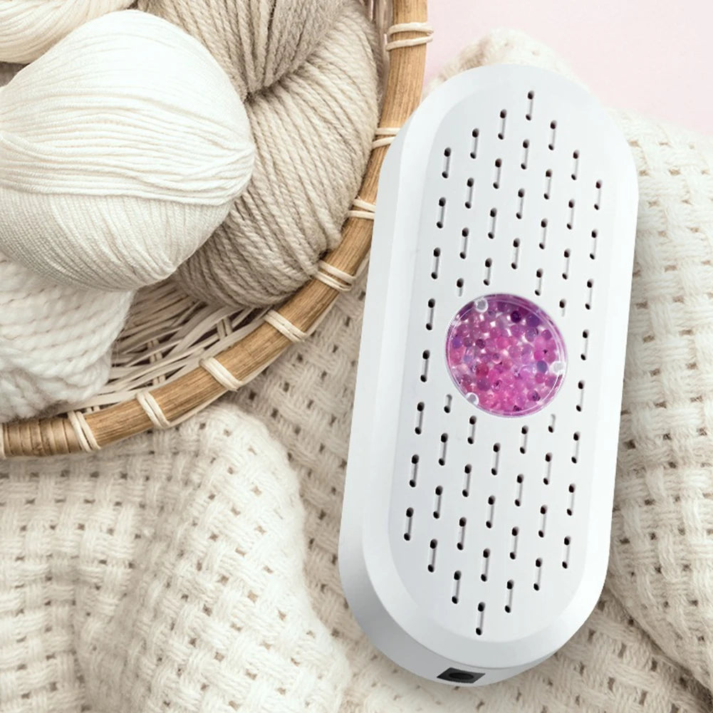 Mini USB Dehumidifier – Reusable for Closet, Shoe Cabinet