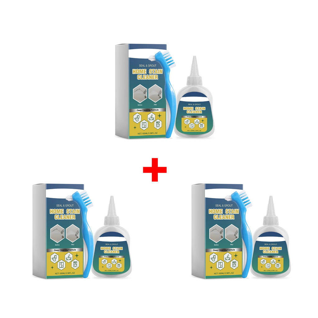 Home Stain Cleaner Remove Stain Multipurpose Household Decontamination Cleaning Gel for Sealing Ring Gap Mold Stains Cleansing Oasis Select 3pcs
