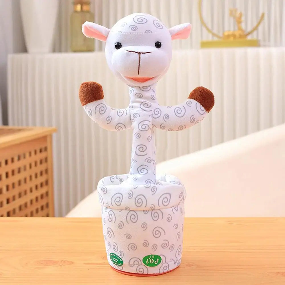 Talking Dancing Bunny Plush Toy Repeat What You Say Singing Wiggling Rabbit Doll For Baby Children Birthday Gift Oasis Select