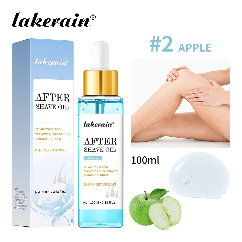 Strawberry After Shave Care Oil 100ml Women Men Smooth Skin Moisturizes Soft Serve Hair removal Shave Oil After Shave Oil﻿ Oasis Select 2 Apple
