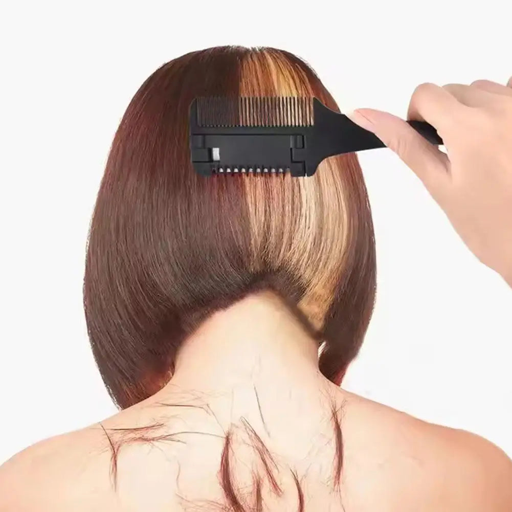 Double Sided Hair Thinner Trimmer Razor Comb Cutting Scissors Razor Comb for Trim & Thin Home Salon Home Haircut Styling Oasis Select