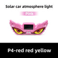 Solar USB Demon Eye LED Car Strobe Light | Suction Cup