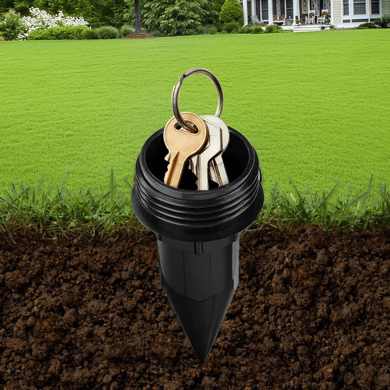 Garden Key Hider, Realistic Underground Watering Can Key Safe, No Battery Needed, Durable Plastic for Outdoor Garden Security Oasis Select