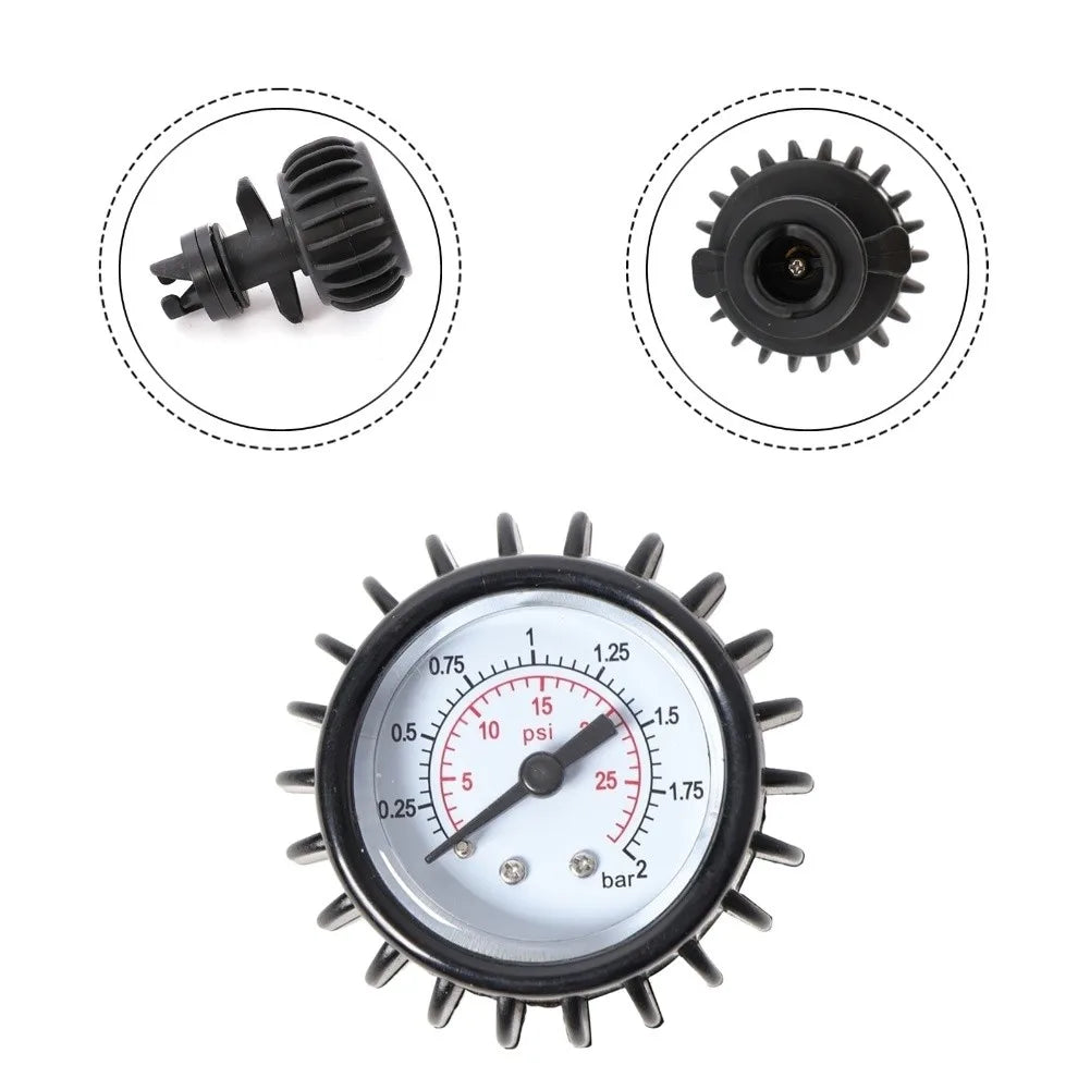Compact 30PSI Pressure Gauge Meter For Inflatable For Kayak Boat Paddleboard Surfboard Air Pump High Pressure Testing Tool Oasis Select