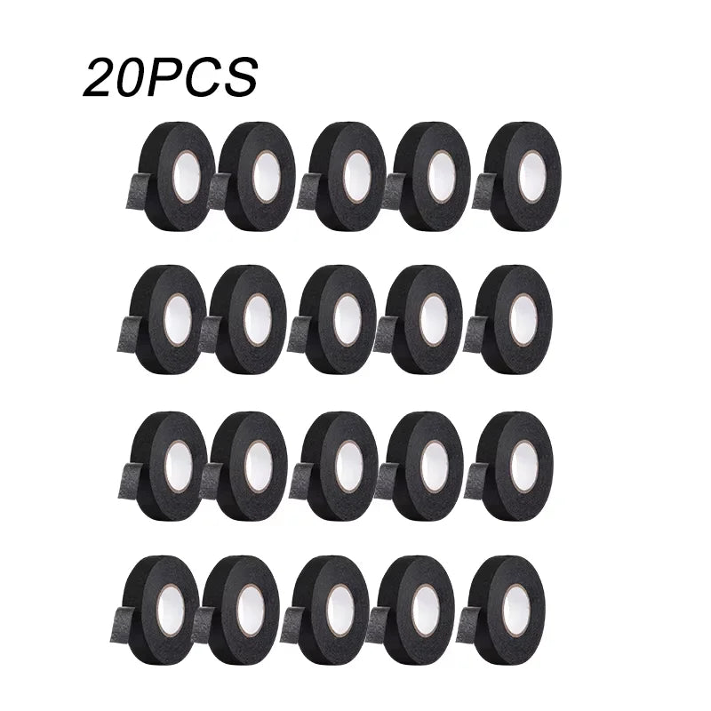 Electrical Insulating Tape Heat Resistant Harness Tape 9/15/50MM Car Cable Harness Wiring Loom Protection Waterproof Tape Oasis Select 20PCS 25M 25mm