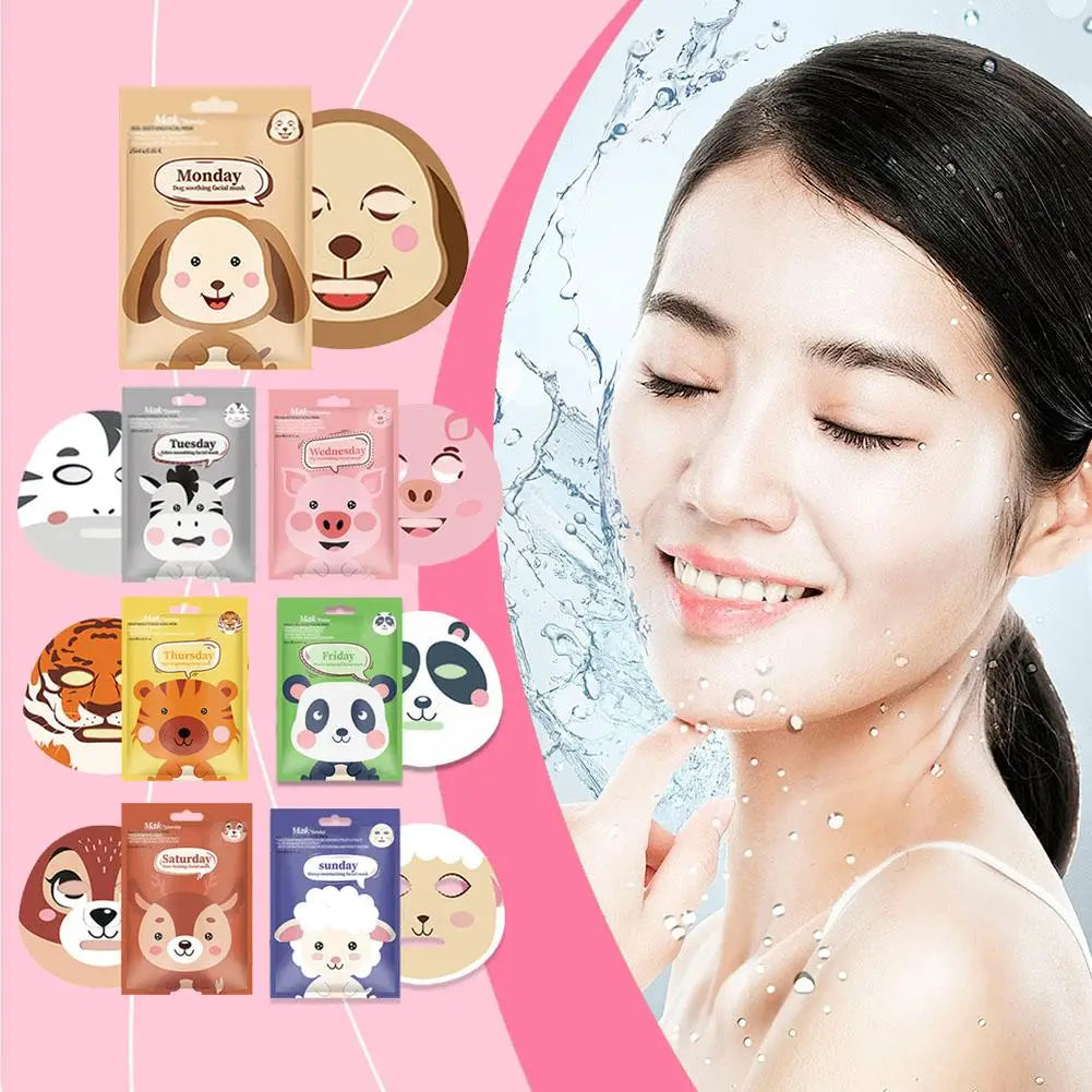 Animal Print Sheet Mask – Collagen & Hyaluronic Acid Hydration Hydrating Sheet Mask Oasis Select