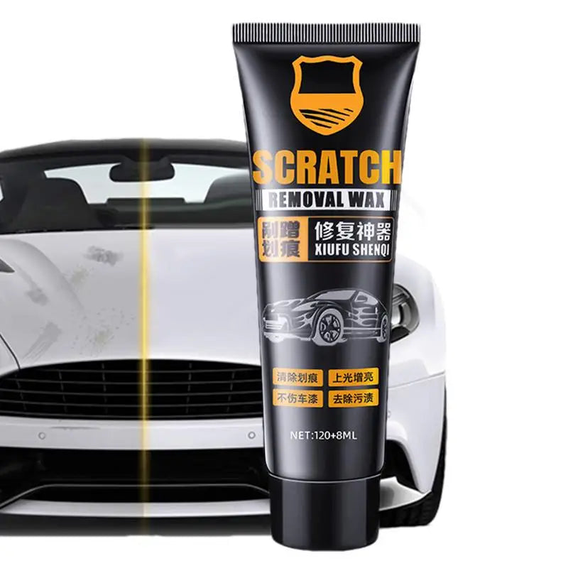 Car Scratch Removal Wax 128ml Car Paint Scratch Removal Wax With Sponge auto Scratch Remove Marks Reconditioning Repair Cream Oasis Select