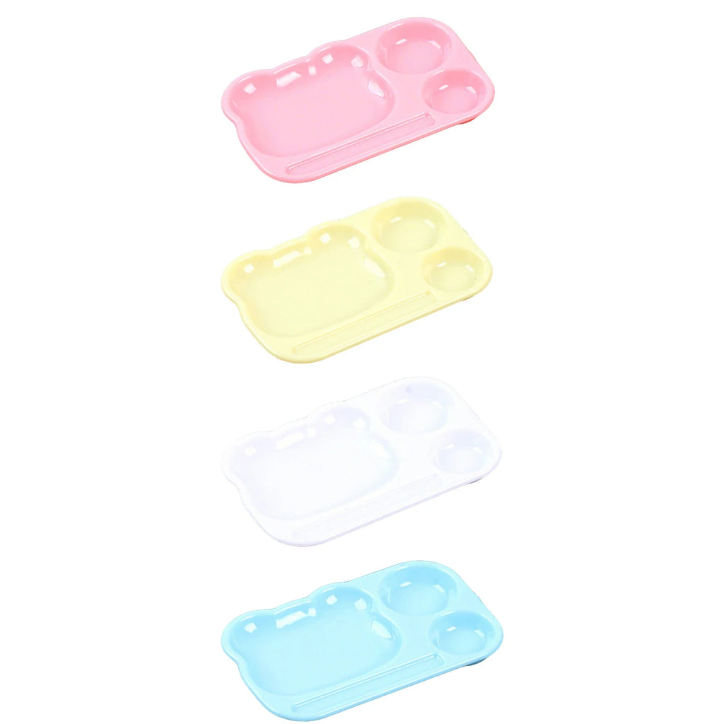 Mini Nail Art Mixing Palette – Cute Cartoon Reusable Tray for Gel Polish, Acrylic Paint & DIY Manicure Oasis Select 4pcs