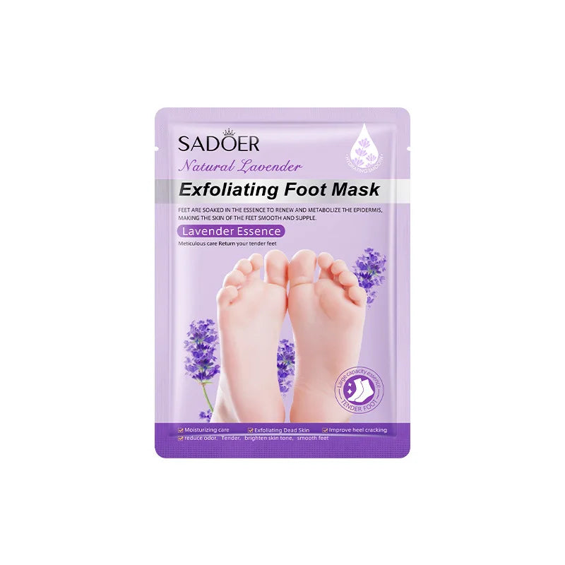 1 Pair Exfoliating Feet Mask Exfoliating Foot Peel Mask Socks Pedicure Peeling Dead Skin Remover Feet Mask Peel Moisturizing Oasis Select Lavender