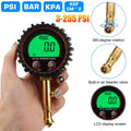 Tire Pressure Gauge 3-255PSI Backlight LCD Display Digital Air Pressure Gauge For Car Trucks Bikes Oasis Select Default Title
