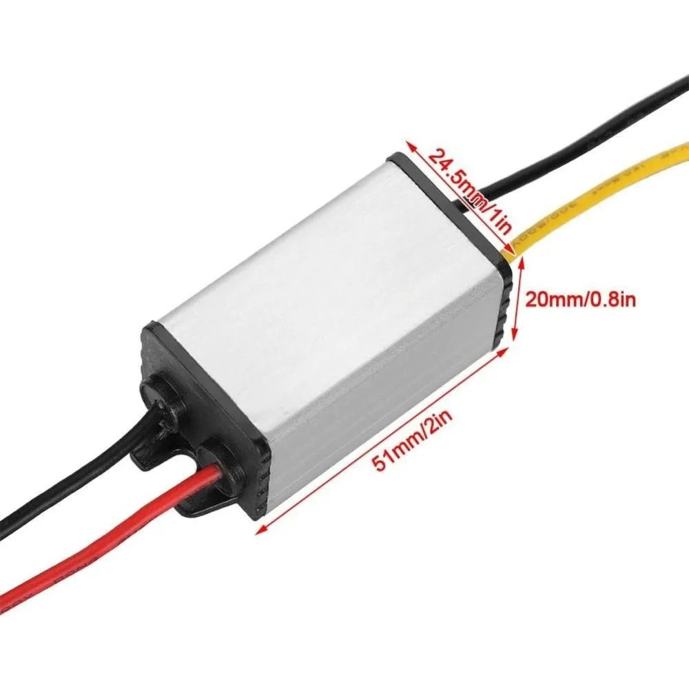 DC To DC Converter 12V/24V To 5V 3A Step Down Power Module Voltage Regulator Stable Non Isolated For Car Truck Boat Solar System Oasis Select