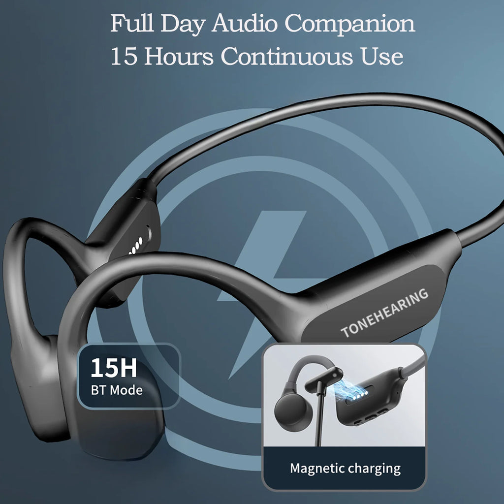 IPX6 Bone Conduction Bluetooth 5.3 Headphones – Sports & Hearing Bone Conduction Headphones Oasis Select