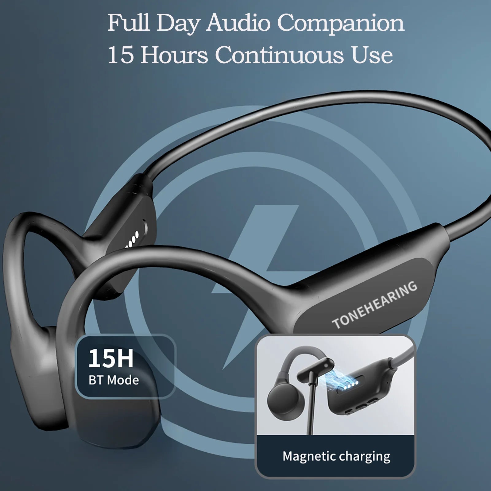 IPX6 Bone Conduction Bluetooth 5.3 Headphones – Sports & Hearing Bone Conduction Headphones Oasis Select