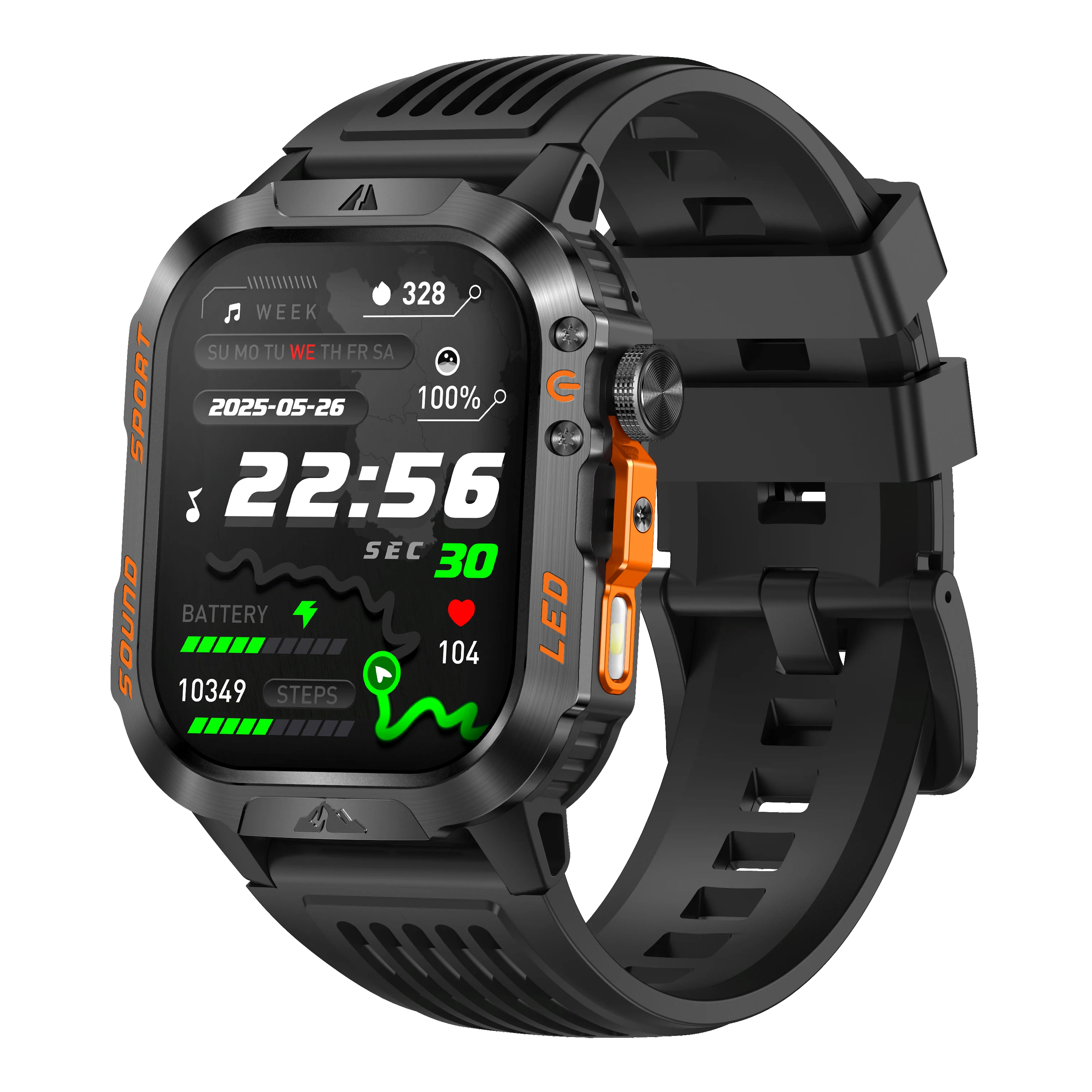 MINGCC Smartwatch – Wireless Calling, Heart Rate & Fitness