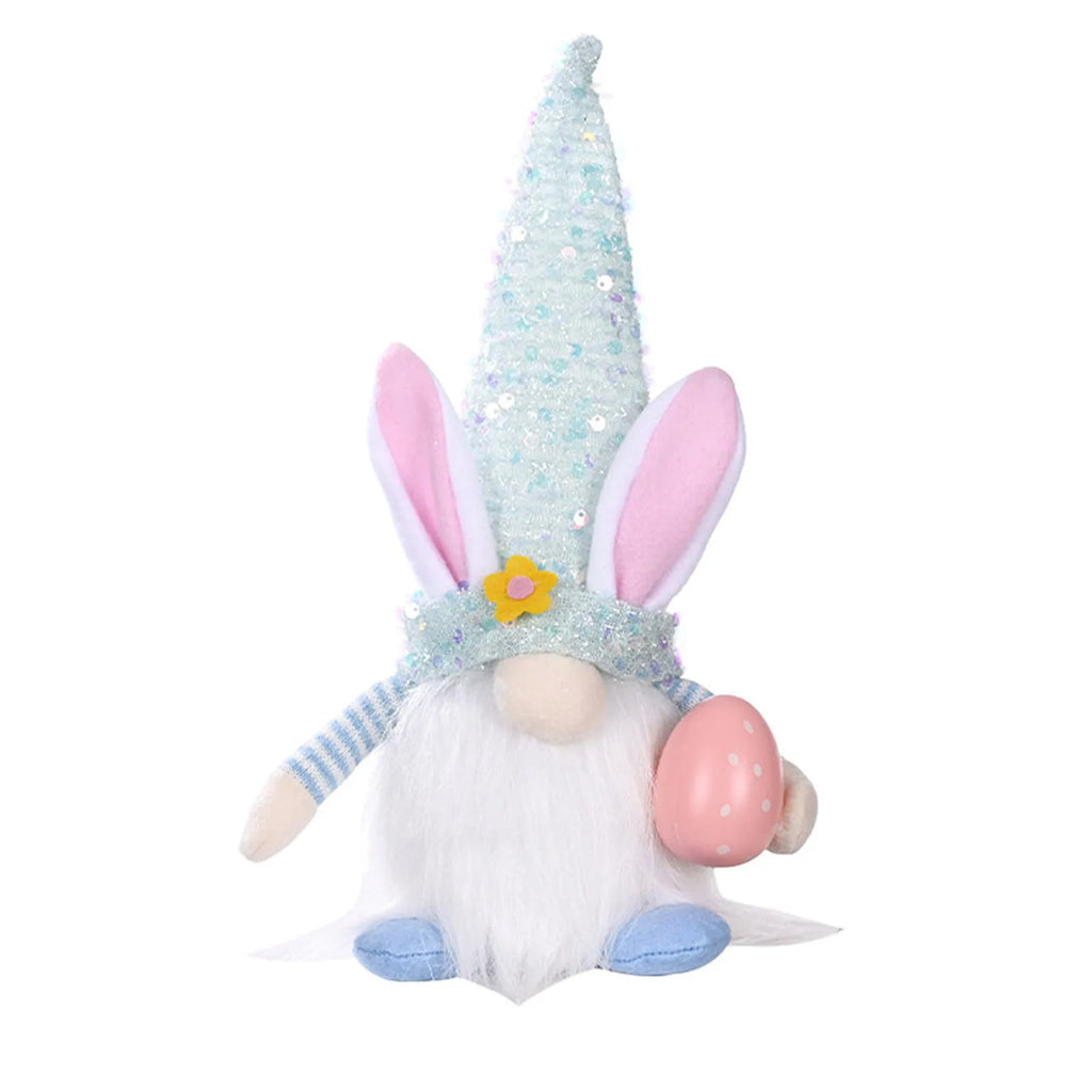 Easter Bunny Plush Figurine – Spring Home & Garden Decor Easter Bunny Figurine Oasis Select E One Size