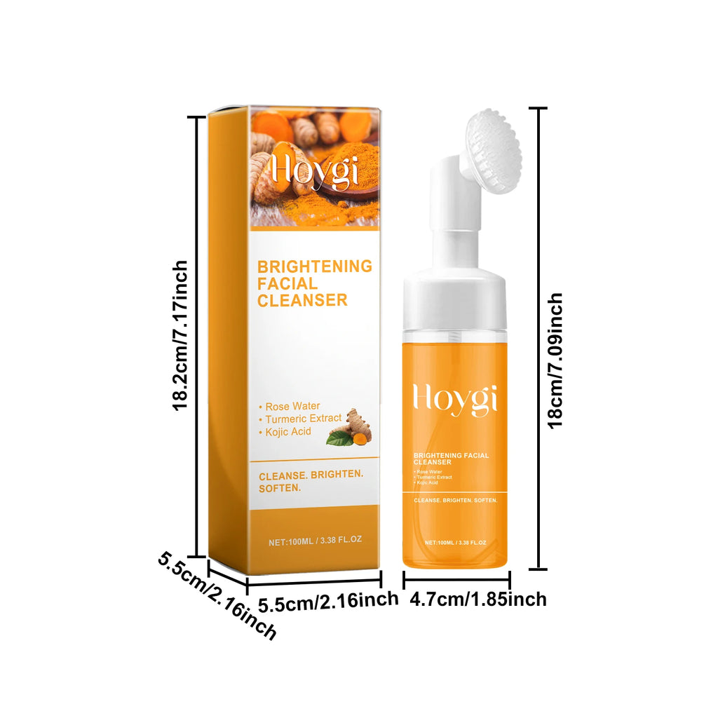 Turmeric Cleanser Deeply Cleansing Kojic Acid Blackhead Remover Skin Cleansing Oil Control Fade Acne Marks Brighten Foam Cleanse Oasis Select