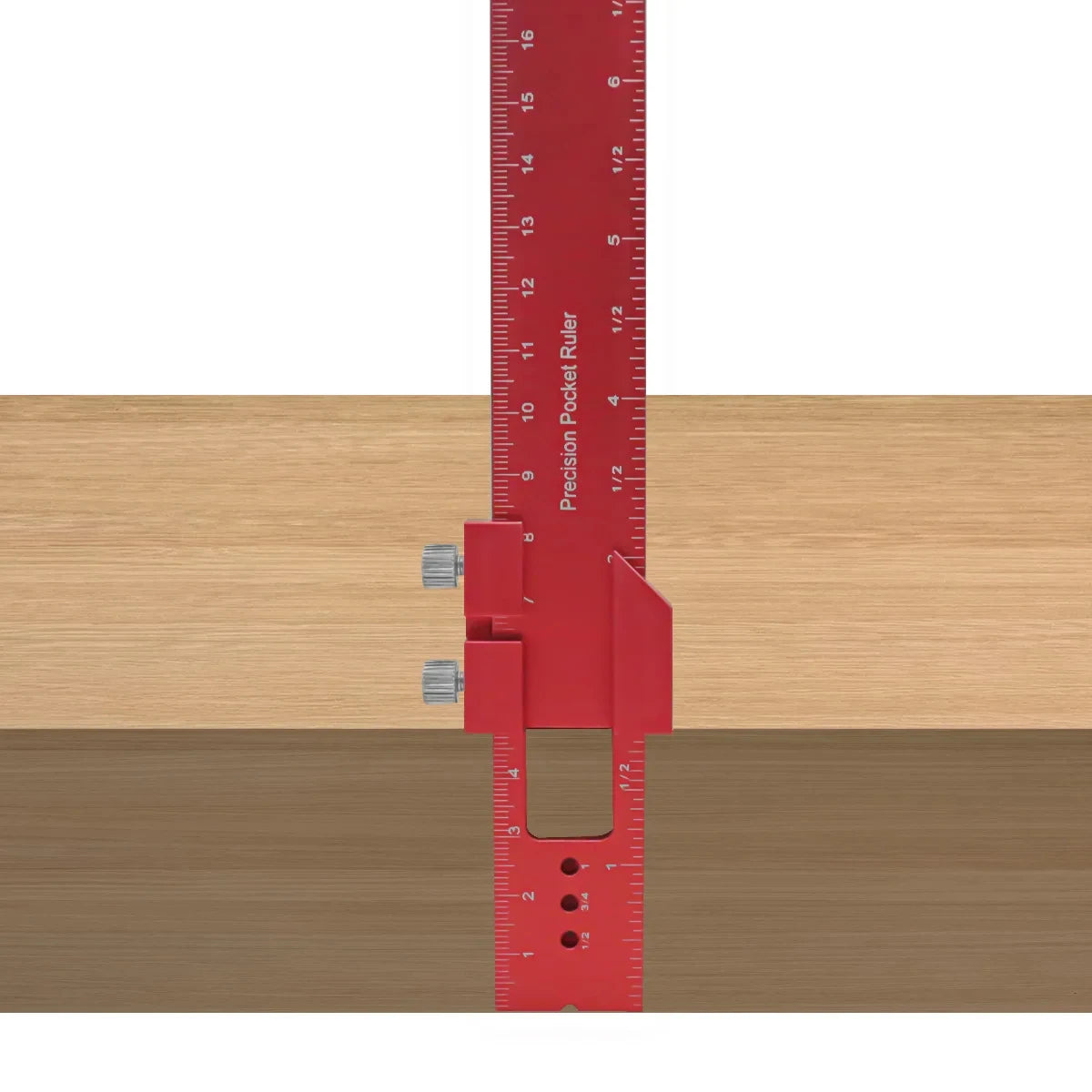 Woodworking ToolsRuler Precision Pocket Ruler Slide Ruler Inch/Metric T-Track Metal Slide Stops Aluminum Precision Rulerler Oasis Select