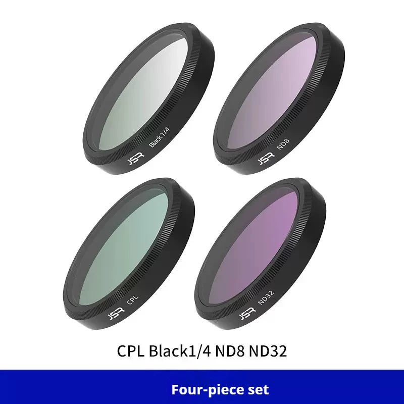 JSR DJI Osmo Action 6 UV CPL ND Lens Filter Set | HD Glass