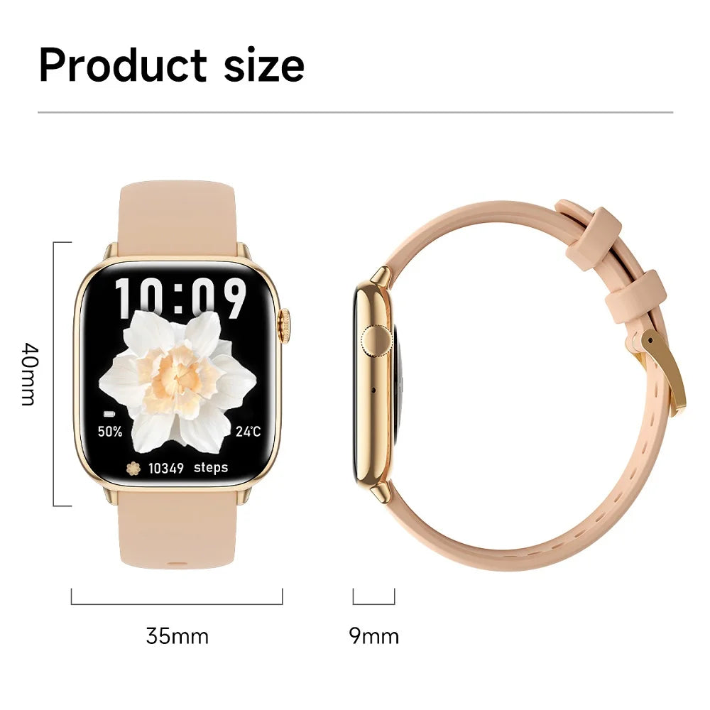 1.75" AMOLED Screen Blue Tooth Call Smartwatch Women Sleep Health Monitoring Waterproof Sports Fitness Smart Watches Men Music Oasis Select