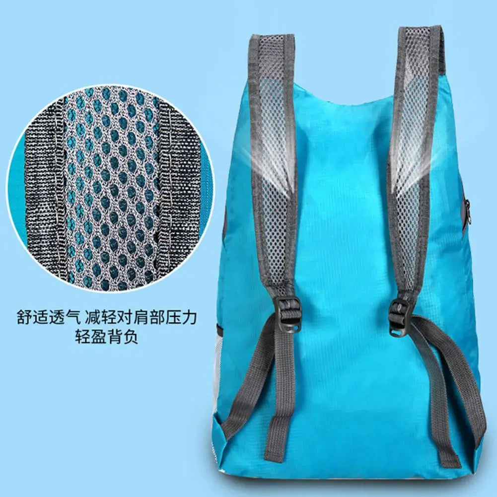 Ultralight Foldable Backpack – 20L Waterproof Travel Daypack