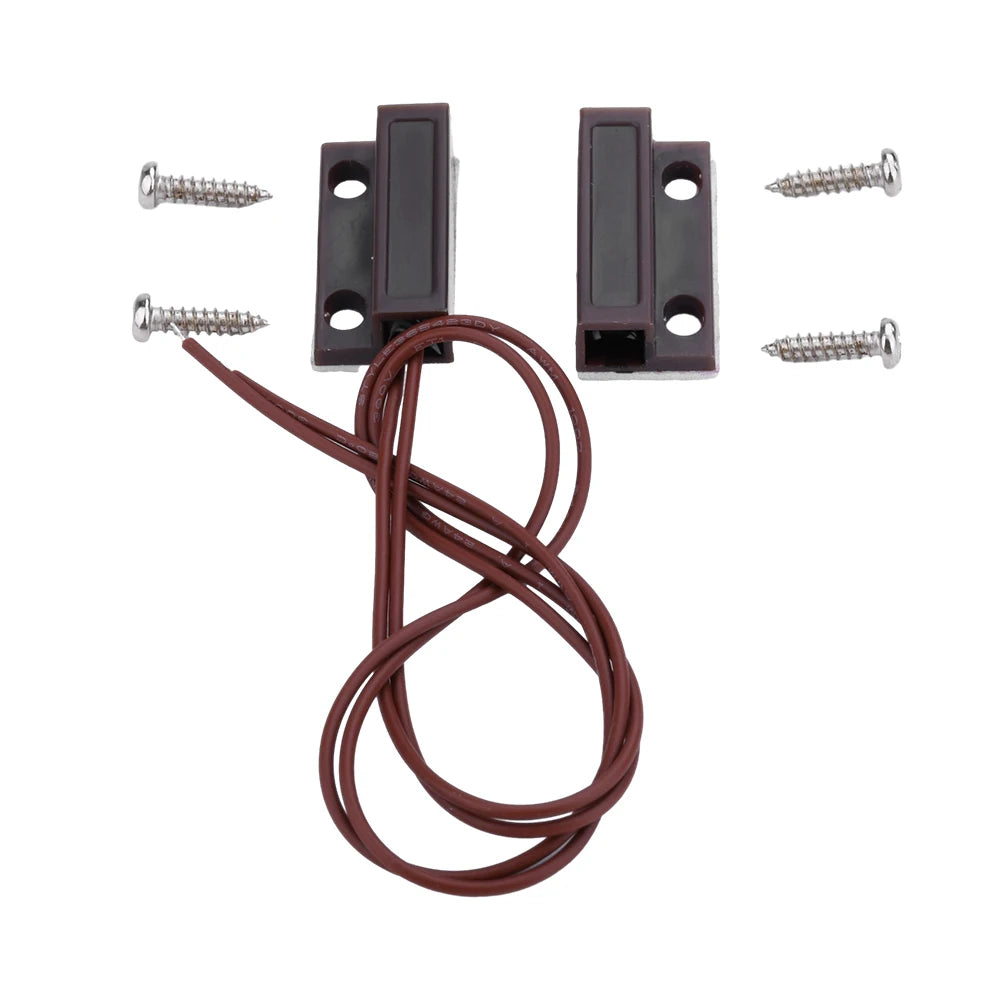 MC-38 Wired Door and Window Sensor Detector Magnetic Switch NC/NO, Suitable for Home Security Alarm System Oasis Select