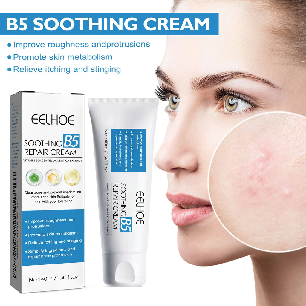 B5 Repair Cream Moisturizing Hydrating Soothing Dry Chapped Redness Skin Nourishes Hydrating Barrier Support Beauty Face Cream Oasis Select