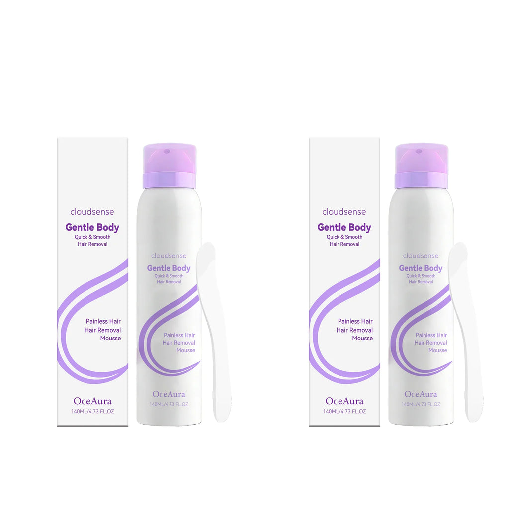 OceAura Painless Hair Removal Spray – Growth Inhibitor 140ml Depilatory Spray Oasis Select 2pcs