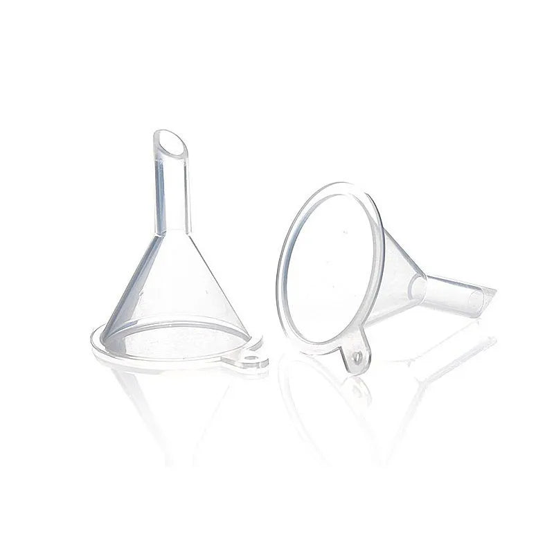 10Pcs Mini Funnel Filling Empty Bottle Packing Tool For Travel Plastic Mini Small Funnels For Perfume Liquid Essential Oasis Select