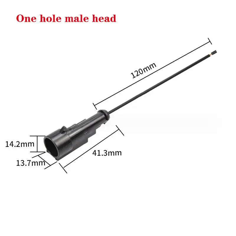 1-6 Pin Male/Female Electrical Connector Kit, 18AWG, Quick Disconnect Socket for Truck, Car Rapid Wiring Solutions Oasis Select A1