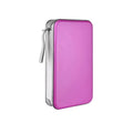 CD Case, DVD Case Holder 96 Capacity Hard Plastic CD DVD Disc Cases Storage Binder Wallet for Car Home Office Travel Oasis Select PURPLE