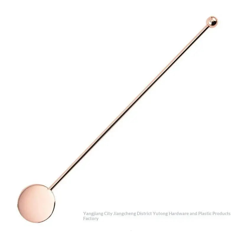 High-Grade 304 Stainless Steel Stirring Sticks Elegant Swizzle Rods For Cocktails Coffee Bar Restaurant Milk Tea Mixing Oasis Select A