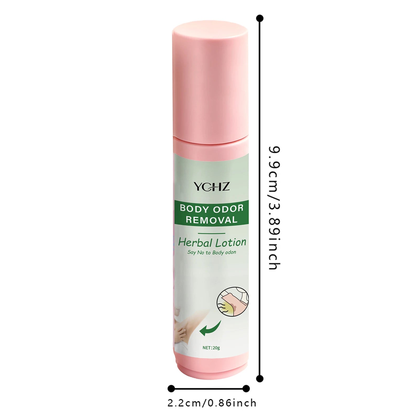 YCHZ Herbal Natural Deodorant Cream – Unisex Antiperspirant 20g