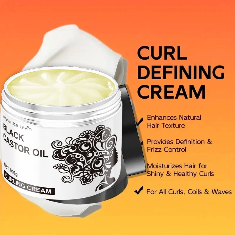 Curly Hair Elastic Cream – Coconut Oil Moisturizing Formula Curl Styling Cream Oasis Select