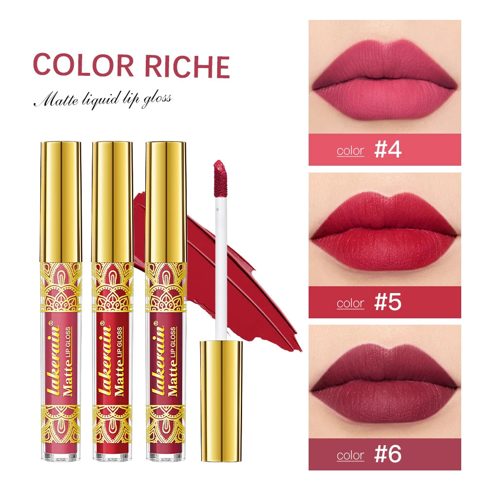 Golden Bar Luxury Lipstick Timeless Velvety Smooth Finish Intense Color Stay Smudge-Proof & Waterproof Valentines Day Gift for H Oasis Select