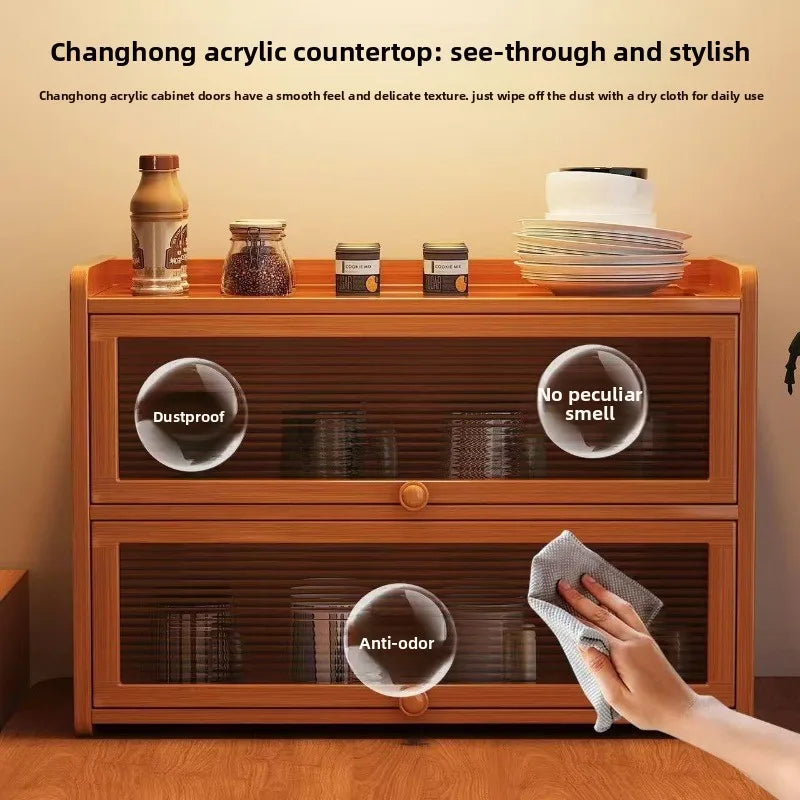 Cup holder, shelf, desktop cup storage, living room dining table, countertop, water cup, tea cup, tea set, coffee cup table Oasis Select