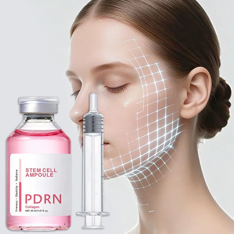 PDRN Collagen Stem Cell Ampoule Deep Hydrating Facial Skin Care Moisturizing Nourishing Facial Serum 30ML Oasis Select