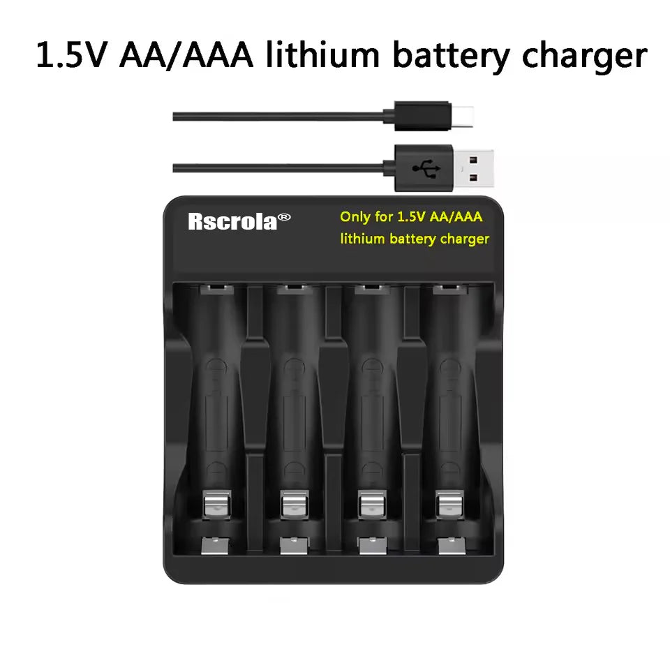 Universal Rechargeable 1.5V AAA 8900mWh Lithium ion Battery Fast charging with Charger for Camare Clock Mouse Fan Electric Toys Oasis Select 1 PCS Charger 1.5V China Mainland