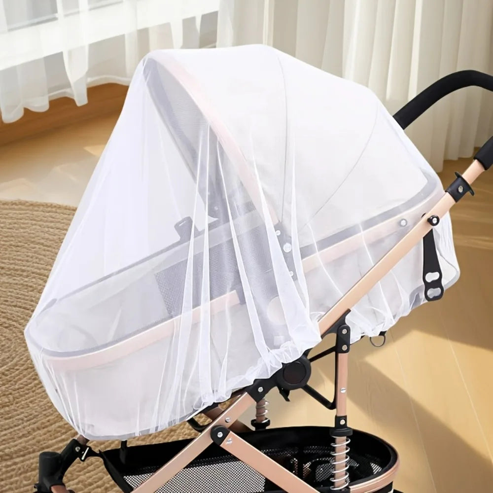 Stroller Mosquito Net - Full Coverage, with Dense Mesh for Enhanced Insect Protection, Polyester Stroller Mosquito Outdoor Gear Oasis Select WHITE