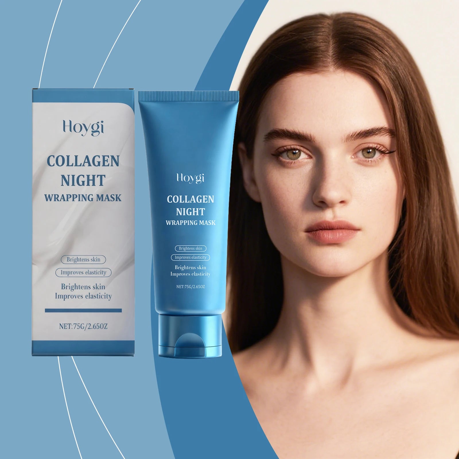 Hoygi Collagen Peel-Off Mask – Hydrating & Exfoliating