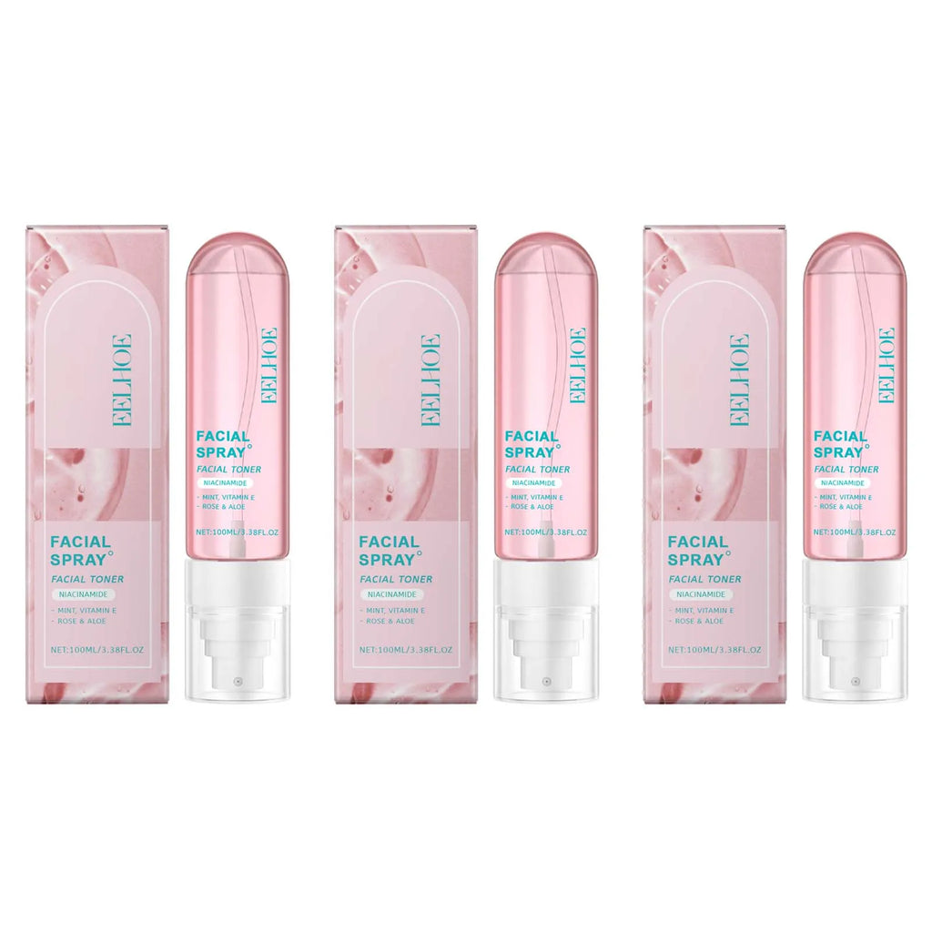 Niacinamide Toner Spray Moisturizing Brightening Facial Skin Care Improve Dullness Even Skin Tone Hydrating Smoothing Skin Oasis Select 3Pcs 100ml