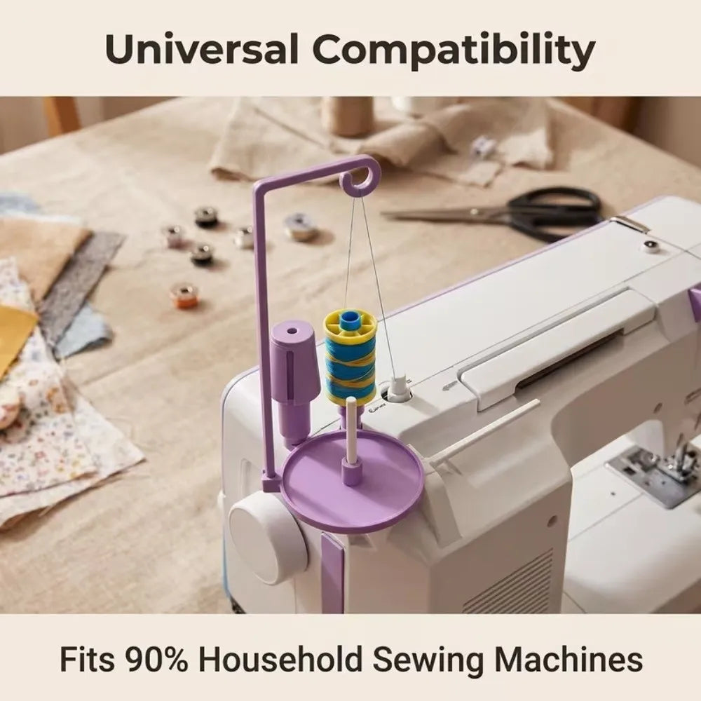 3D Printed Vertical Large Spool Holder for Sewing Machines