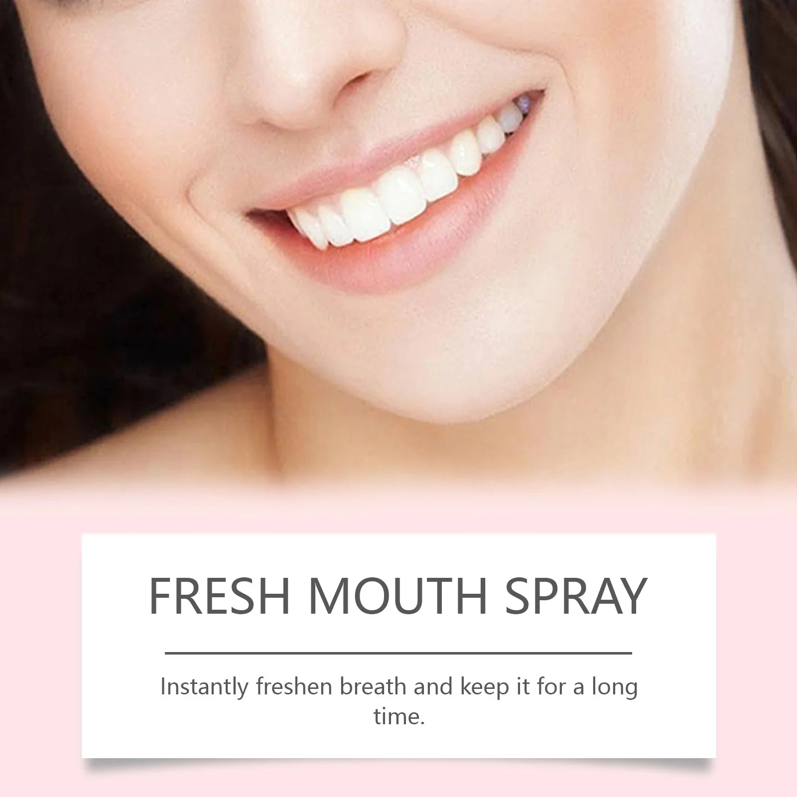 Probiotic Breath Freshener Spray Peach Mint Flavor Remove Oral Odor Instant Refreshing Mouth Adult Travel-Sized Oral Fresh Spray Oasis Select