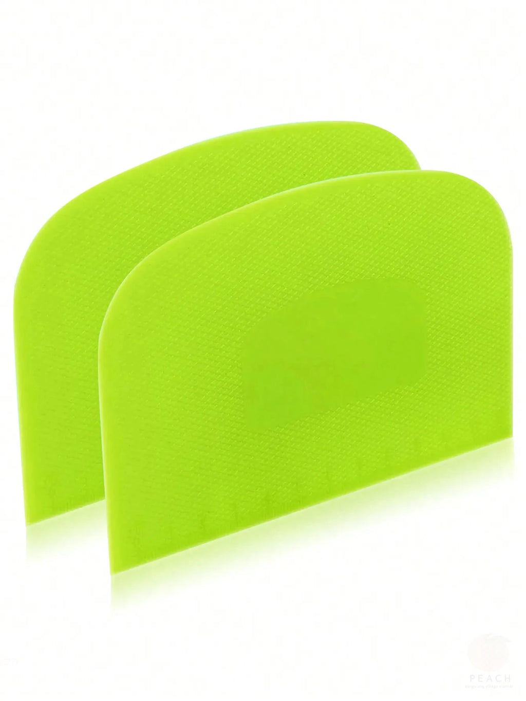 2pcs Dough Scraper Bowl Food-safe Plastic Dough Cutter Flexible Bench Multipurpose Food Scrappers for Bread Dough Oasis Select